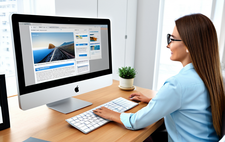 블로그 마케터 이직 성공 전략 - Social Media Marketing Scene**

"A diverse team collaborating on social media marketing for a blog, ...